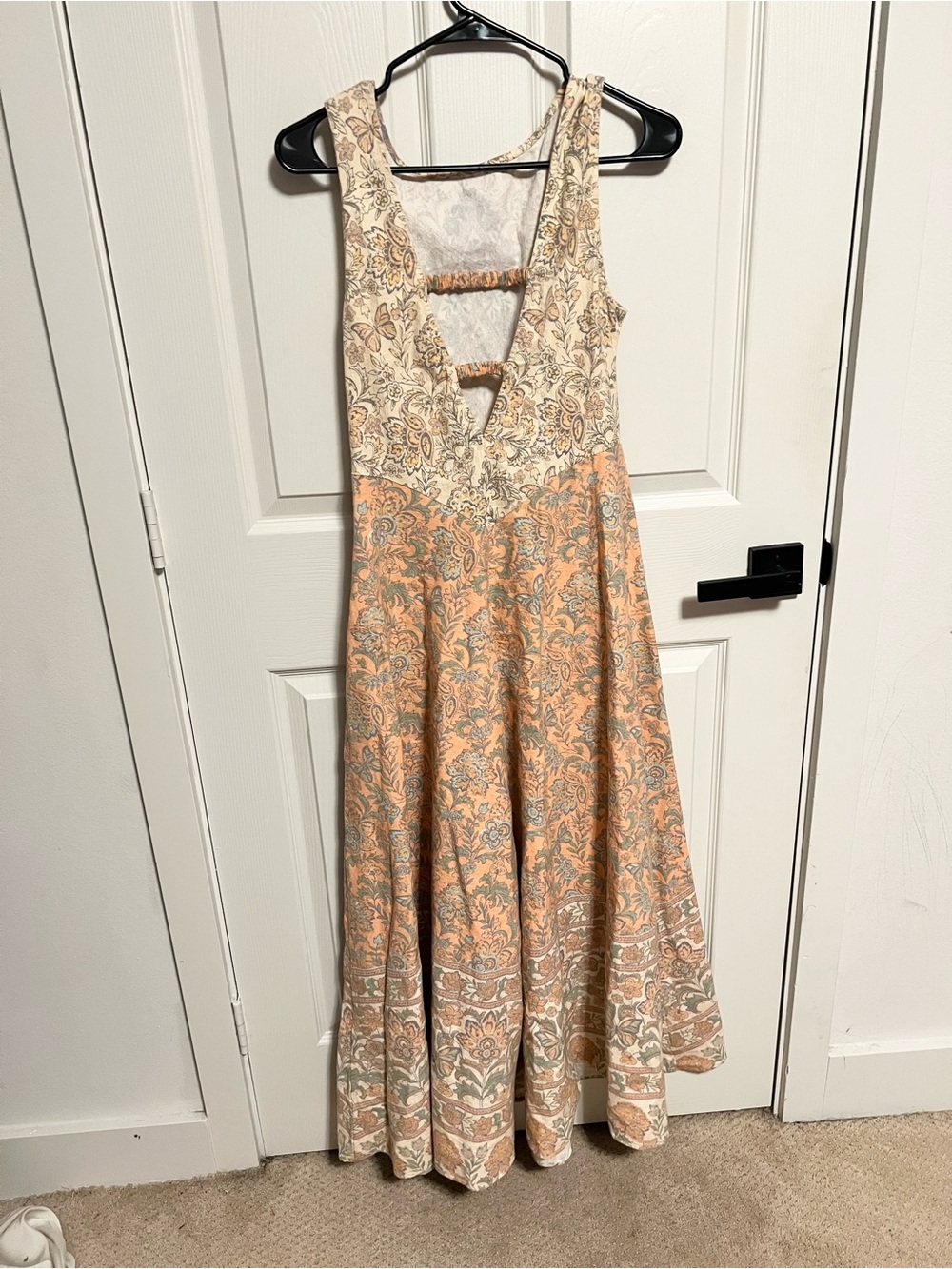 Free People Boho Western Malena Maxi Dress Size S - Picture 8 of 13